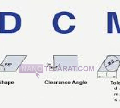 الماس DCMT11T304 * اینسرت DCMT11T308 * تیغچه تراش DCMT 150408 لامینا LAMINA